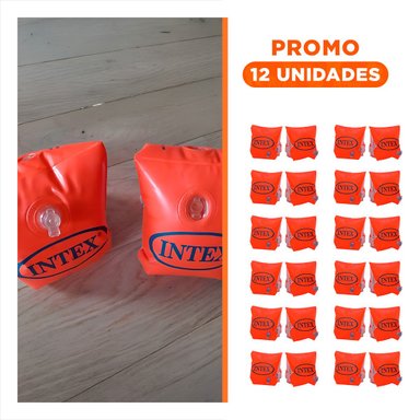 PACK12 FLOTANTE DE BRAZO INFANTIL INFLABLE PARA VERANO 23 X 15 CM Y+REGALO STICKER
