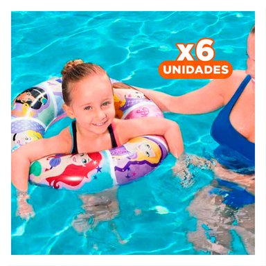 PACK6 FLOTANTE PORTATIL DE AGUA ANIMADO 91043 RESISTENTE Y FACIL DE USAR Y+REGALO STICKER