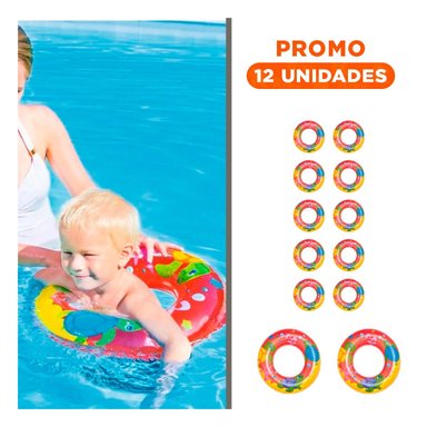 PACK12 COLCHONETA INFLABLE ACUARIO TIBURON 36113 COMODA Y DURADERA Y+REGALO STICKER