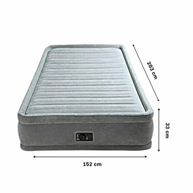 PACK2 CAMA PORTATIL 2 PLAZAS COD 67770 INFLABLE Y COMODA Y+PAPEL REGALO - 4