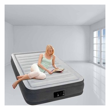 PACK2 CAMA PORTATIL 2 PLAZAS COD 67770 INFLABLE Y COMODA Y+PAPEL REGALO - 5