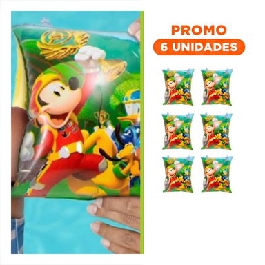 PACK6 FLOTADOR PORTATIL DE AGUA SEGURO Y COMODO PARA PISCINA