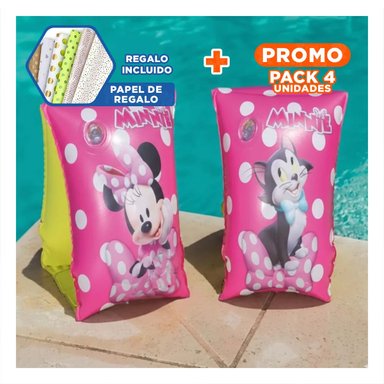 PACK4 FLOTADOR DE PISCINA COMODO Y DURABLE PARA NINOS Y+PAPEL REGALO