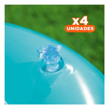 PACK4 COLCHONETA DE PISCINA INFANTIL 59241NP INFLABLE Y FACIL DE TRANSPORTAR