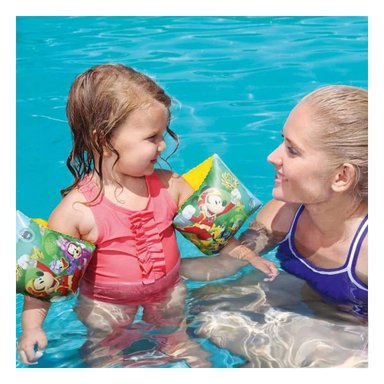 BRAZALETE INFANTIL FACIL DE INFLAR Y COMODO PARA PISCINA Y+LIGAS REGALO