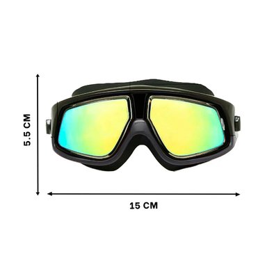 PACK2 ANTIPARRAS PARA NATACION VIDRIO TEMPLADO NEGRO CON AJUSTE ERGONOMICO - 4