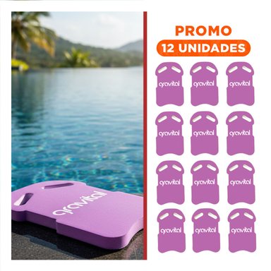 PACK12 UNIDAD DE NATACION LILA CON CINTURA PARA ENTRENAMIENTO EN PISCINA Y+REGALO STICKER