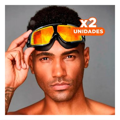 PACK2 ANTIPARRAS NATACION ADULTO VIDRIO TEMPLADO NEGRO CON SELLADO SUAVE Y+REGALO STICKER