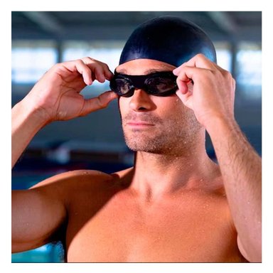 ANTEOJOS PARA PISCINA NEGRO CON ESTUCHE USO DIARIO Y ENTRENAMIENTO Y+LIGAS REGALO