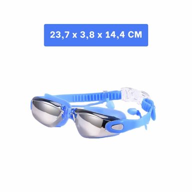 PACK6 PROTECTOR PARA NATACION AZUL CON ESTUCHE 23,7 X 3,8 X 14,4 CM Y COMODO Y+REGALO STICKER - 4