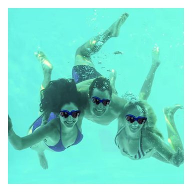 PACK6 PROTECTOR PARA NATACION AZUL CON ESTUCHE 23,7 X 3,8 X 14,4 CM Y COMODO Y+REGALO STICKER - 5