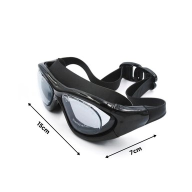 PACK2 ANTIPARRAS PARA NATACION NEGRO CON ESTUCHE COMODAS Y RESISTENTES - 4