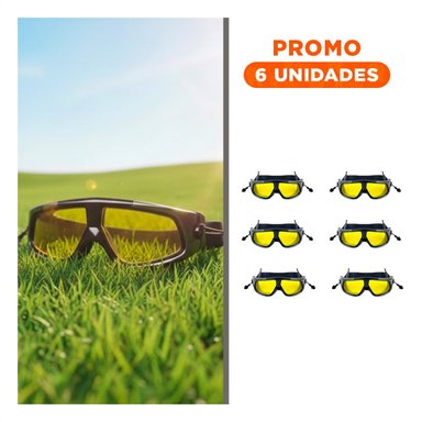 PACK6 PROTECCION VISUAL NATACION CON LENTES PC Y TRATAMIENTO ANTI FOG
