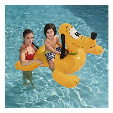 FLOTADOR INFANTIL PERRO 117 X 107 CM LIGERO Y SEGURO Y+LIGAS REGALO