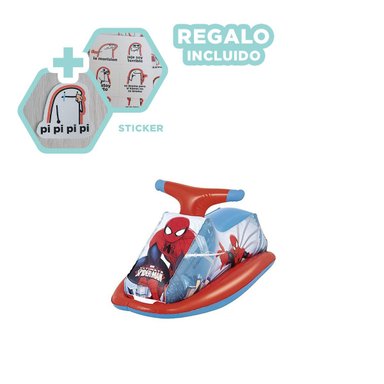 FLOTADOR ACUATICO MOTO 89 X 46 CM PARA PISCINA INFANTIL Y+REGALO STICKER
