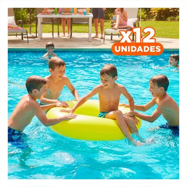 PACK12 FLOTANTE NEON AMARILLO 91 CM FLOTANTE PARA NIÑOS