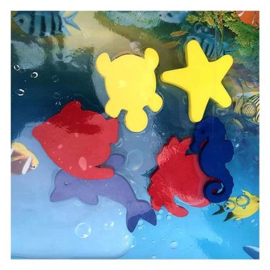 PACK12 CAMA INFLABLE AZUL PARA BEBES Y JUEGOS ACUATICOS CON COMODIDAD Y+PAPEL REGALO - 5