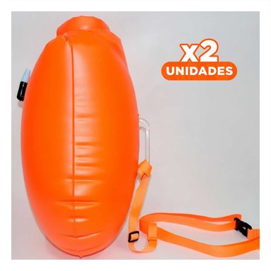 PACK2 JUGUETE ACUATICO DIVERTIDO SALVAVIDAS CON MOCHILA ANARANJADO PARA JUEGOS Y+REGALO STICKER