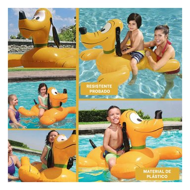 FLOTADOR PARA PISCINA PERRO 117 X 107 CM DIVERTIDO Y COLORIDO Y+POST IT