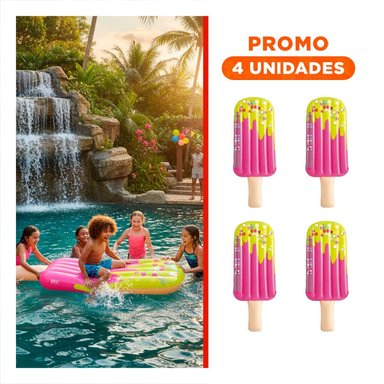 PACK4 JUGUETE GRANDE DIVERTIDO PALETA PINK PARA AGUA Y+REGALO STICKER