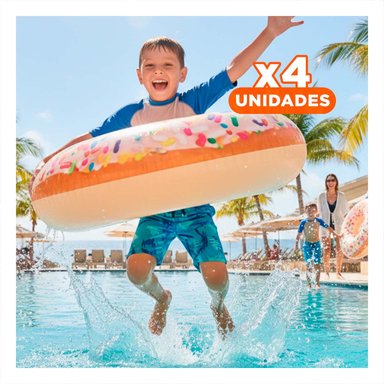 PACK4 ARO DONAL SPRINT 114 CM DIVERTIDO Y SEGURO PARA JUEGOS EN PISCINA