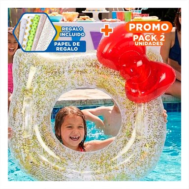 PACK2 JUGUETE INFLABLE Y DIVERTIDO PICARON PARA PISCINA Y+PAPEL REGALO