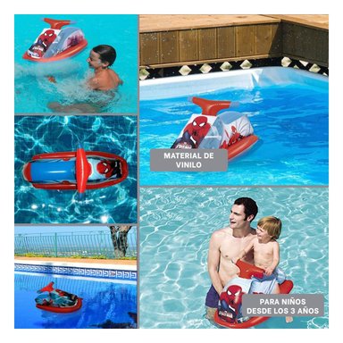 FLOTADOR PARA PISCINA MOTO 89 X 46 CM DIVERTIDO Y COLORIDO Y+POST IT