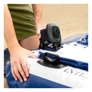 PACK4 COMPRESOR ELECTRICO COMPACTO PARA COLCHONES DE AIRE CON FUNCION EFICIENTE Y+PAPEL REGALO - 2