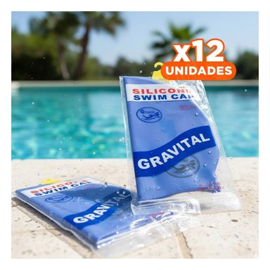 PACK12 TOCA DE NATACION AZUL PARA JUEGOS Y ENTRENAMIENTO