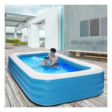PACK2 CENTRO DE AGUA INFLABLE FAMILIAR PARA JARDIN Y HOGAR CON USO DIARIO Y+REGALO STICKER - 5