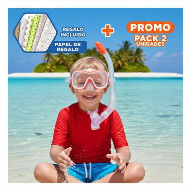 PACK2 CONJUNTO RECREATIVO PARA USO EN ACTIVIDADES ACUATICAS Y+PAPEL REGALO