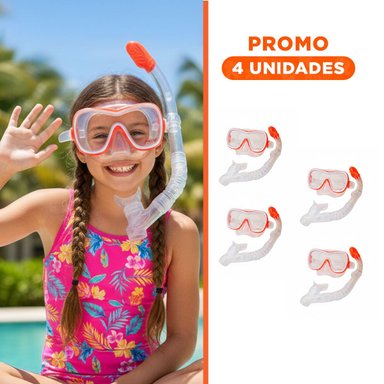 PACK4 SET PARA JUEGOS DE NATACION EN PISCINA Y MAR Y+REGALO STICKER