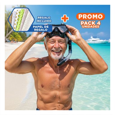 PACK4 SET PARA AGUA 2 PCS PARA ACTIVIDADES ACUATICAS RECREATIVAS Y+PAPEL REGALO