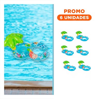 PACK6 ARO PARA BEBE 117X 75 CM PARA PRIMEROS JUEGOS EN PISCINA SUPERVISADOS