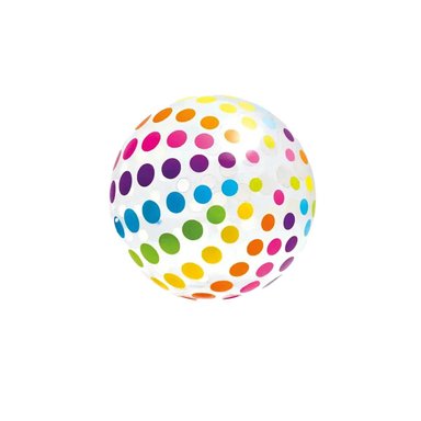 PELOTA CON PUNTOS COD 59065NP PARA JUEGOS INFANTILES EN CASA Y ESPACIOS Y+PAPEL REGALO