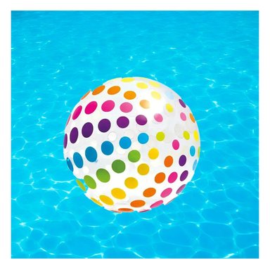 PELOTA CON PUNTOS COD 59065NP PARA JUEGOS INFANTILES EN CASA Y ESPACIOS Y+PAPEL REGALO - 5