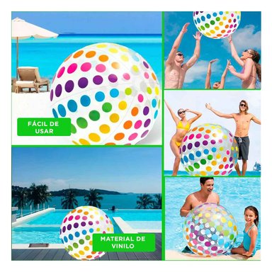 BALON RECREATIVO CON PUNTOS PARA DIVERSION EN CASA Y JUEGOS INFANTILES Y+POST IT