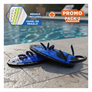 PACK2 EQUIPO DE NATACION PARA ENTRENAMIENTO CONTROLADO Y+PAPEL REGALO