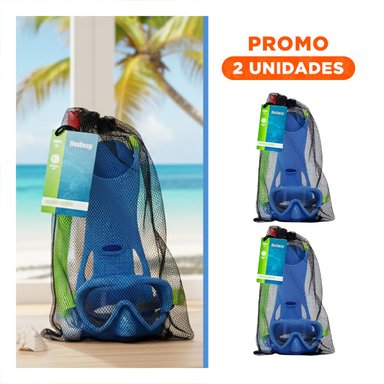 PACK2 KIT DE BUCEO RECREATIVO PARA USO INFANTIL