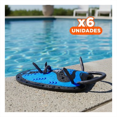 PACK6 ACCESORIO FUNCIONAL PARA EJERCICIOS DE NATACION Y+REGALO STICKER