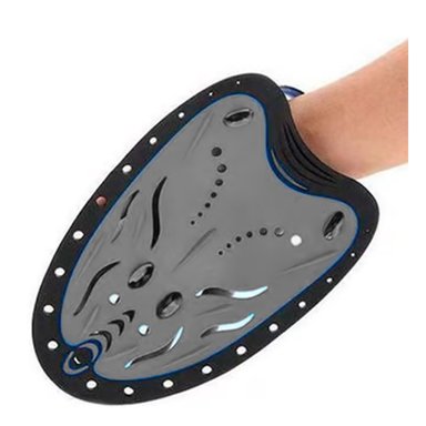 PALETA LIGERA PARA CONTROL DE MOVIMIENTO EN NATACION RECREATIVA EN NEGRO Y+LIGAS REGALO