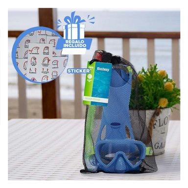 CONJUNTO INFANTIL PARA BUCEO RECREATIVO EN PISCINA Y MAR Y+REGALO STICKER