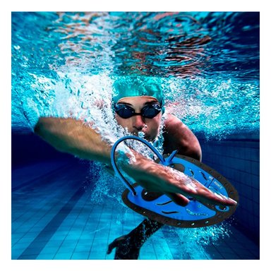 ELEMENTO DE NATACION PARA ADULTO EN PISCINA HOGAR CON DISENO AZUL NEGRO WHALE Y+LIGAS REGALO