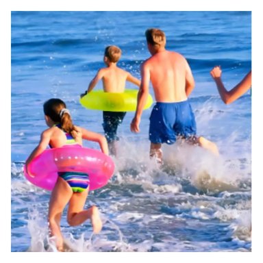 PRODUCTO PISCINA TRANSPARENTE ROSADO FLOTANTE INFLABLE HOGAR CASA