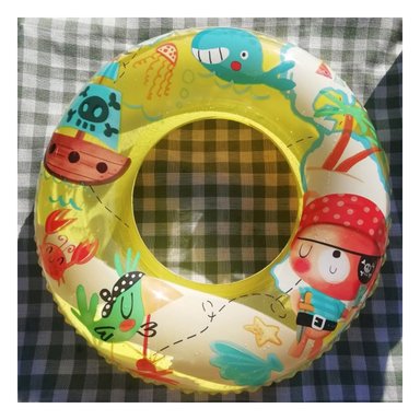 DIVERTIDO PIRATA INFLABLE PARA JUEGOS DE AGUA EN PISCINA HOGAR AMARILLO