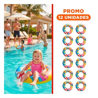 PACK12 PRESENTACION CARACOL MULTICOLOR PARA PISCINA HOGAR DIVERSION Y RELAX Y+REGALO STICKER