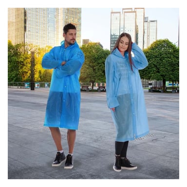 IMPERMEABLE FUNCIONAL PARA DIAS LLUVIOSOS CON ESTILO ACTUAL Y+LIGAS REGALO - 1