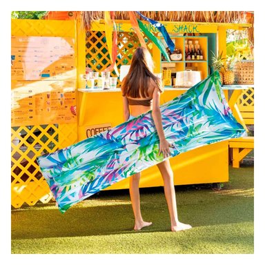 SOPORTE INFLABLE CELESTE PARA CASA Y RELAX ACUATICO CON USO COMODO Y+LIGAS REGALO