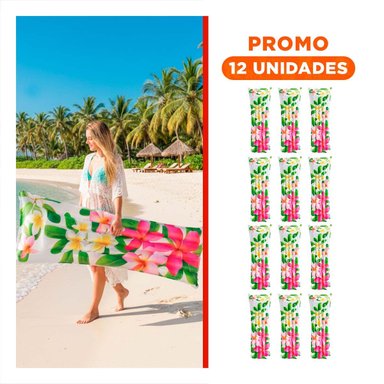 PACK12 SUPERFICIE INFLABLE HOGAR DECORACION CASA ROSADO VERDE FLORES HOJAS Y+REGALO STICKER