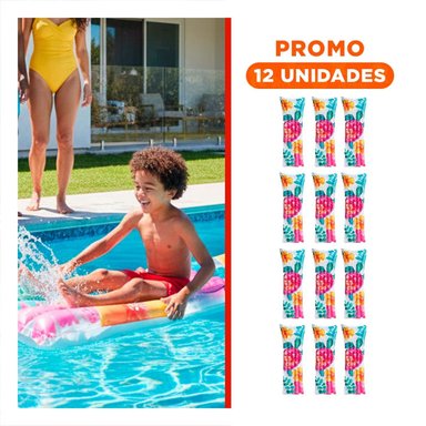 PACK12 LINEA INFLABLE BLANCO TORTUGA PARA CASA DECORACION VERANO ACUATICO Y+REGALO STICKER